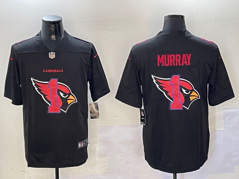 Men Arizona Cardinals #1 Murray Black Fashion 2024 Nike Limited NFL Jersey style 1->arizona cardinals->NFL Jersey